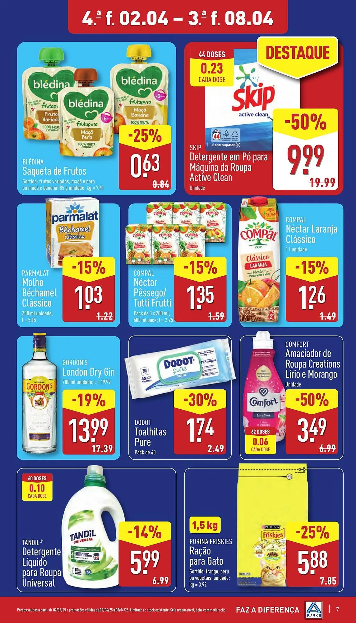 Folheto Folheto ALDI de 2 de abril até 8 de abril 2025 - Pagina 7