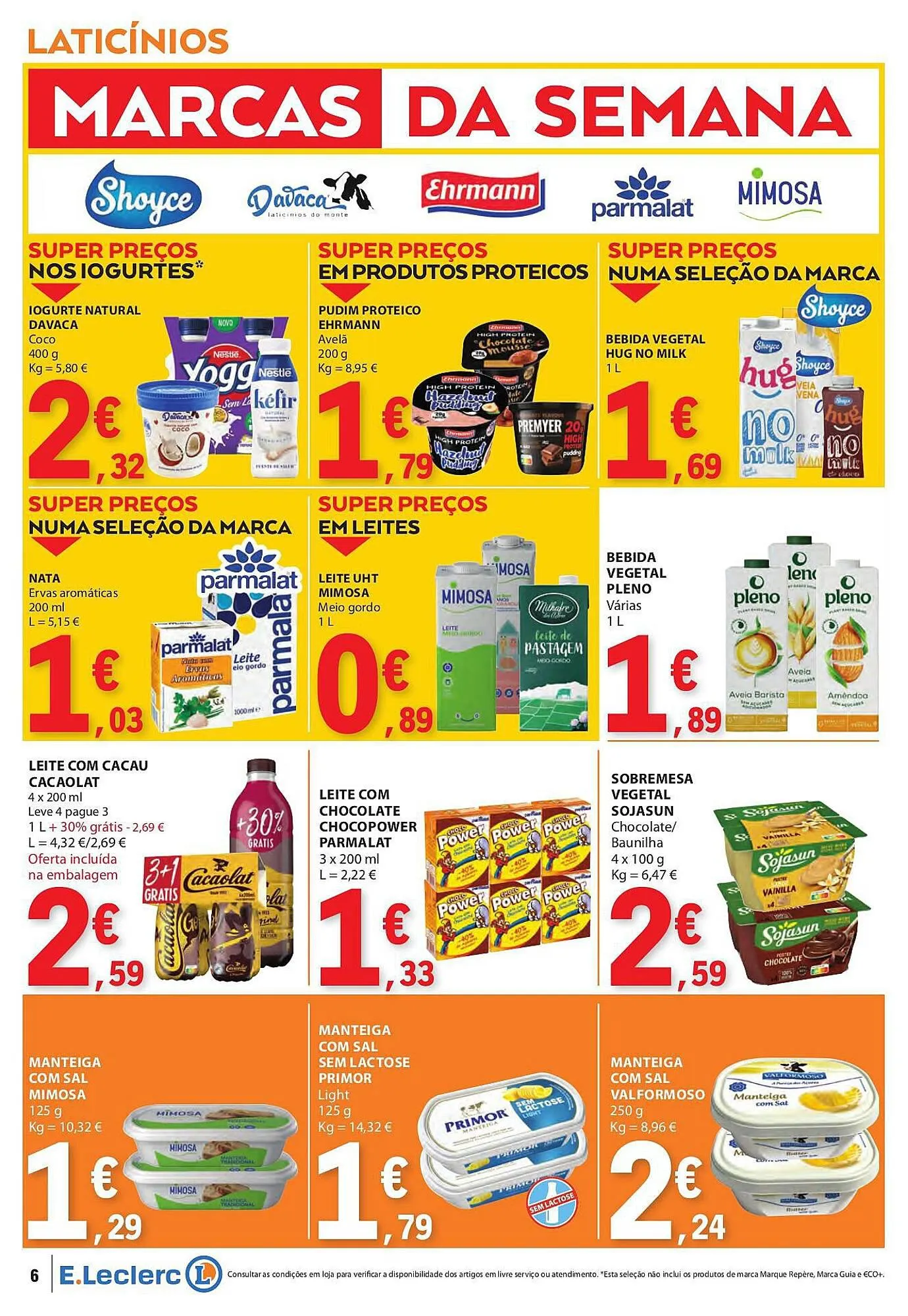 Folheto Folheto E.Leclerc de 29 de fevereiro até 6 de março 2024 - Pagina 6