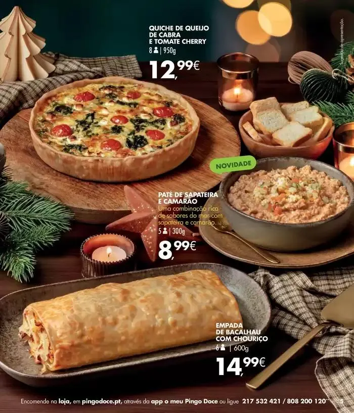Folheto Pingo Doce Encomendas de Natal e Ano Novo de 19 de novembro até 19 de dezembro 2024 - Pagina 5