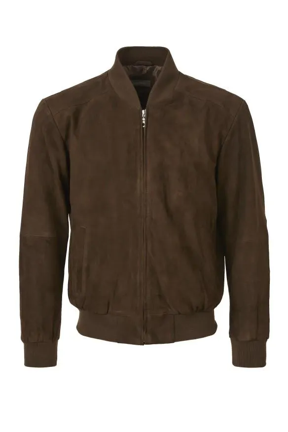 Blusão de Pele Suede Comf