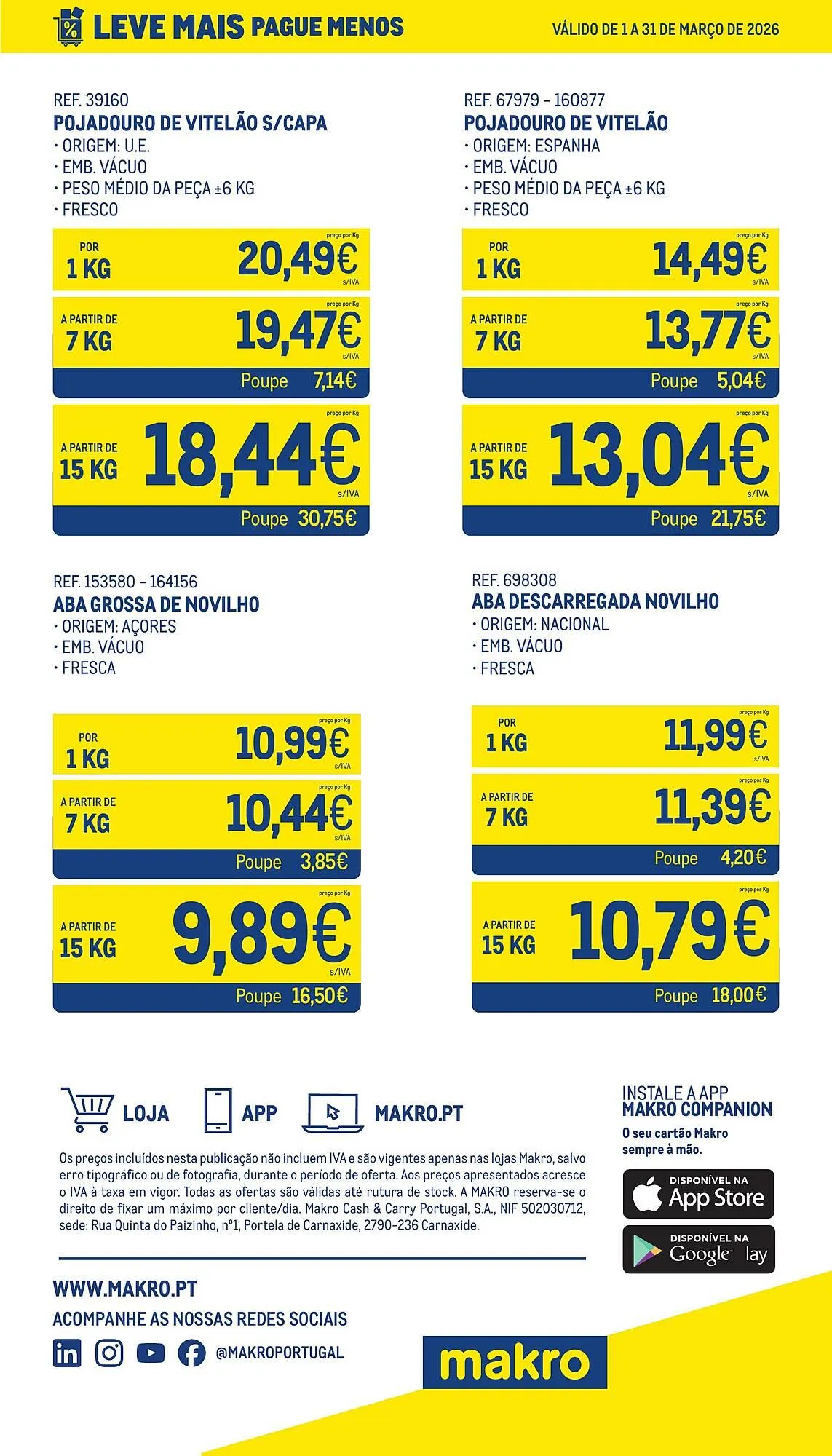 Folheto Catálogo Makro de 1 de março até 31 de março 2026 - Pagina 7
