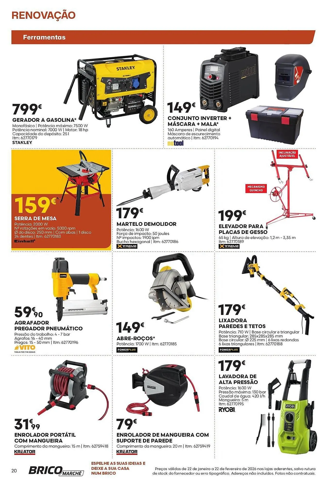 Folheto Folheto Bricomarché de 22 de janeiro até 22 de fevereiro 2026 - Pagina 20