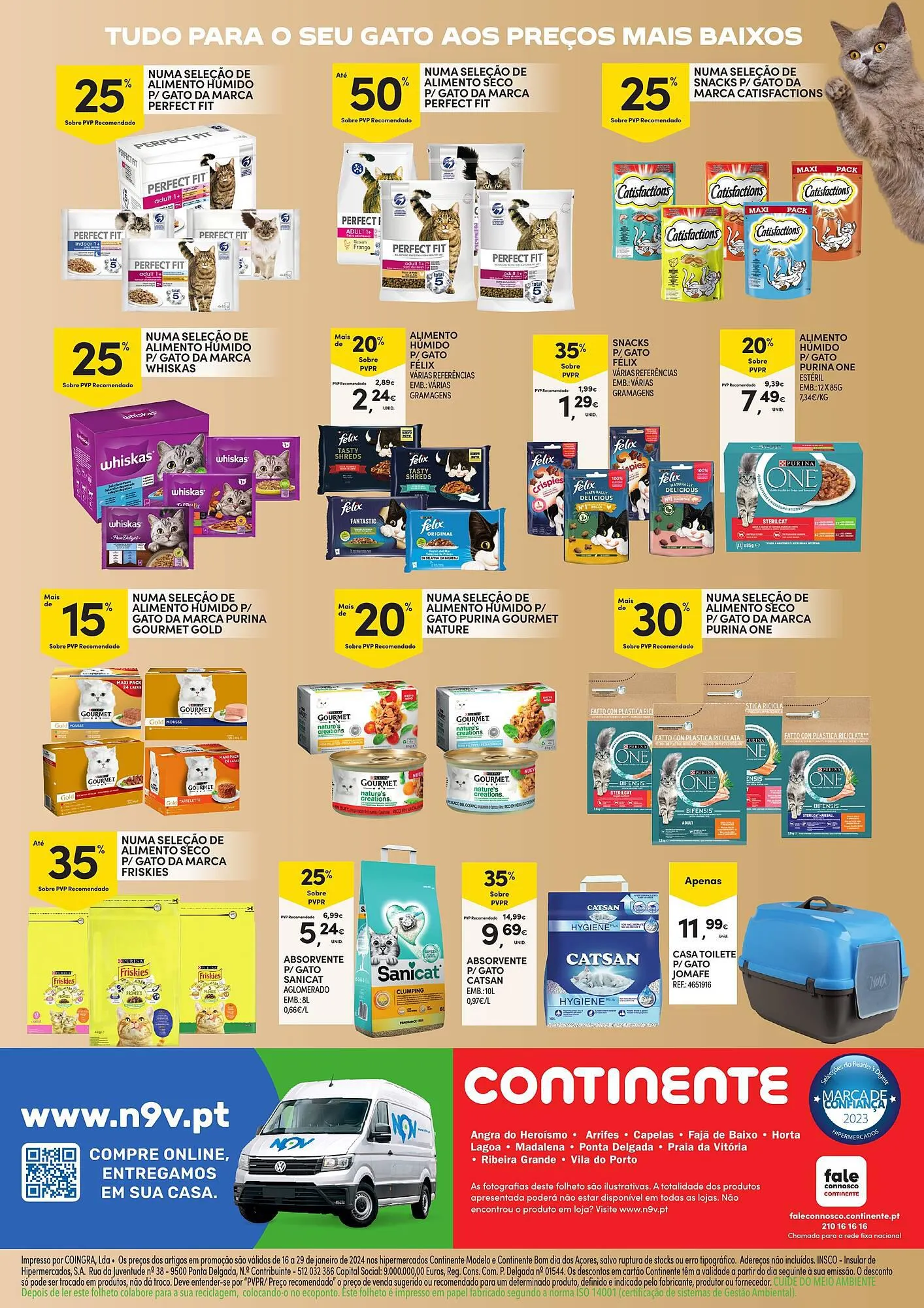 Folheto Folheto Continente animais de 16 de janeiro até 29 de janeiro 2024 - Pagina 2