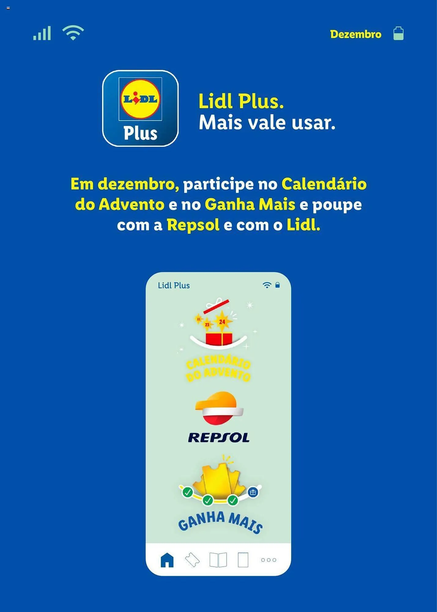Folheto Folheto Lidl de 1 de dezembro até 31 de dezembro 2023 - Pagina 1