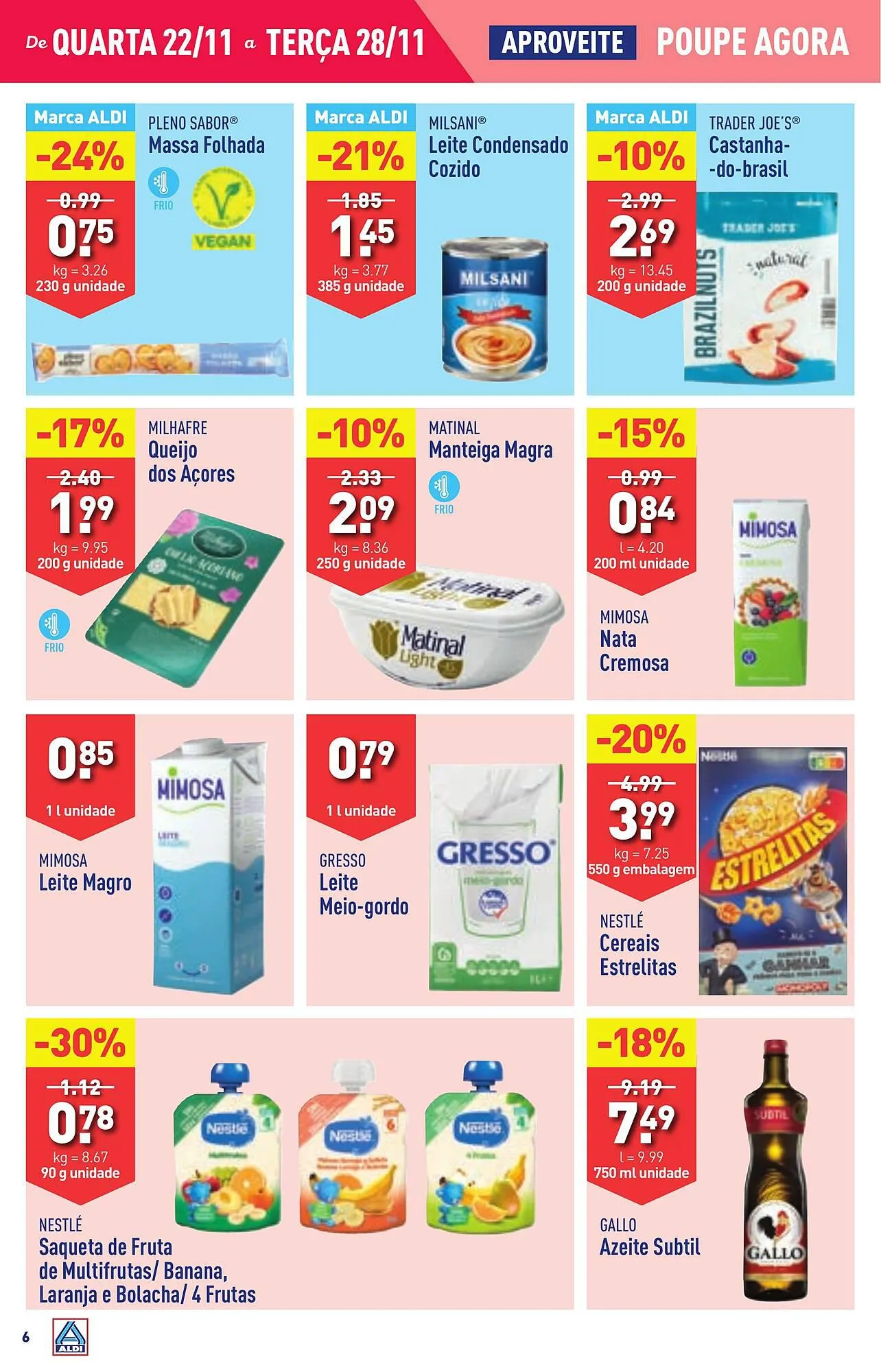 Folheto Folheto ALDI de 22 de novembro até 28 de novembro 2023 - Pagina 6