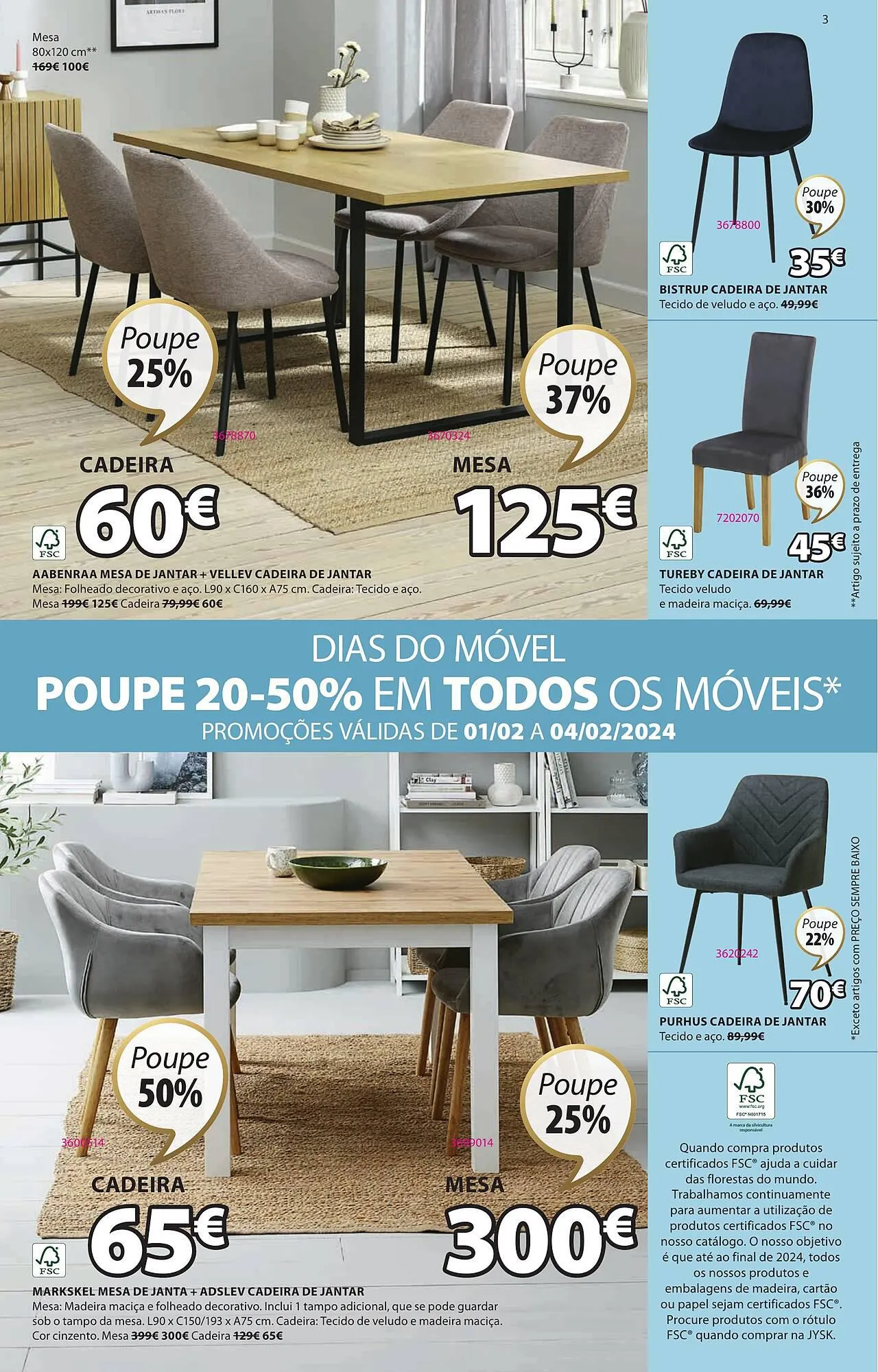 Folheto Folheto JYSK de 1 de fevereiro até 6 de março 2024 - Pagina 3