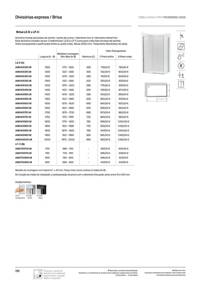 Folheto Soluções de Banho  de 6 de janeiro até 31 de dezembro 2025 - Pagina 112