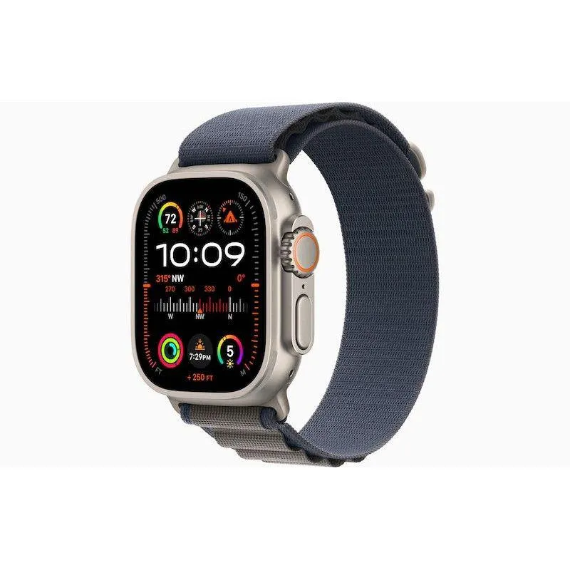 Apple Watch Ultra 2, GPS+Cell 49 mm - Titânio/Azul Alpino L.