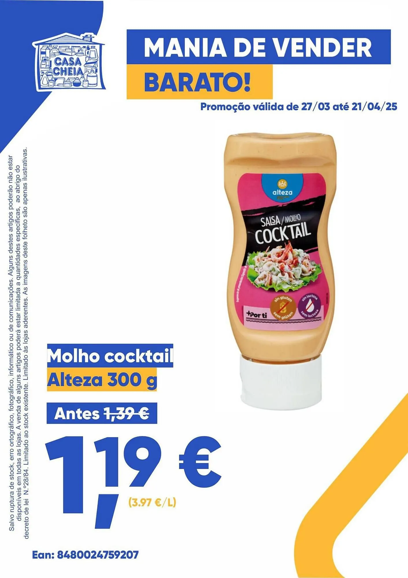 Folheto Folheto Casa Cheia de 27 de março até 21 de abril 2025 - Pagina 1