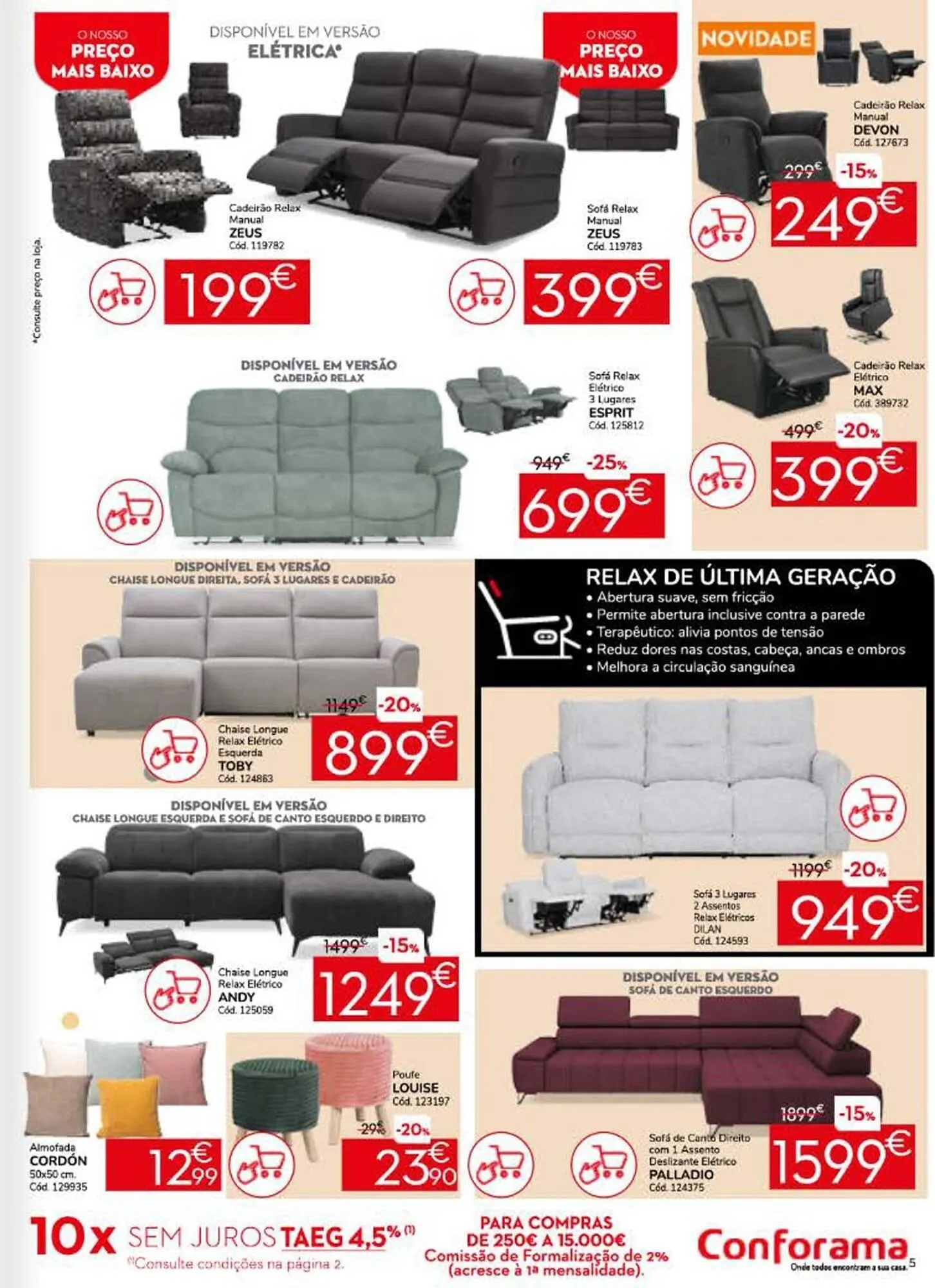 Folheto Folheto Conforama de 2 de março até 25 de março 2026 - Pagina 5