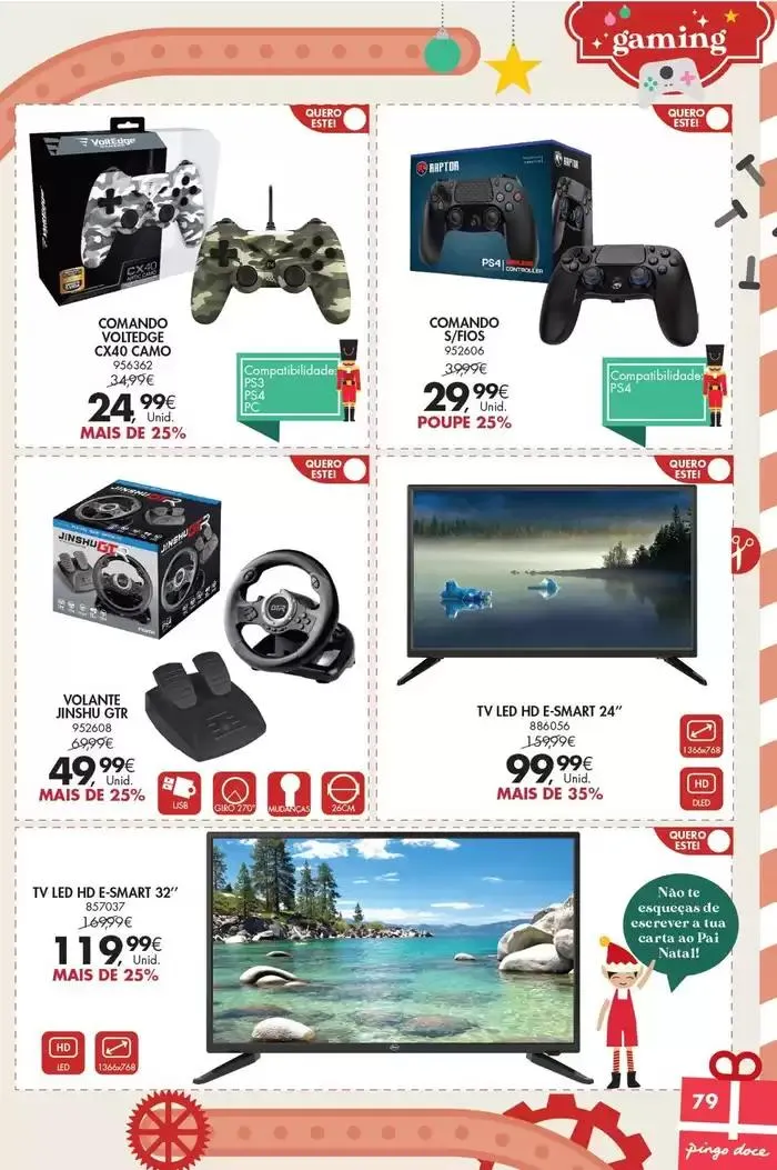 Folheto As nossas melhores pechinchas de 21 de novembro até 6 de janeiro 2025 - Pagina 76