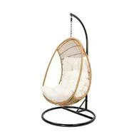 Cadeirão Baloiço Sprout Em Metal E Rattan Sintético