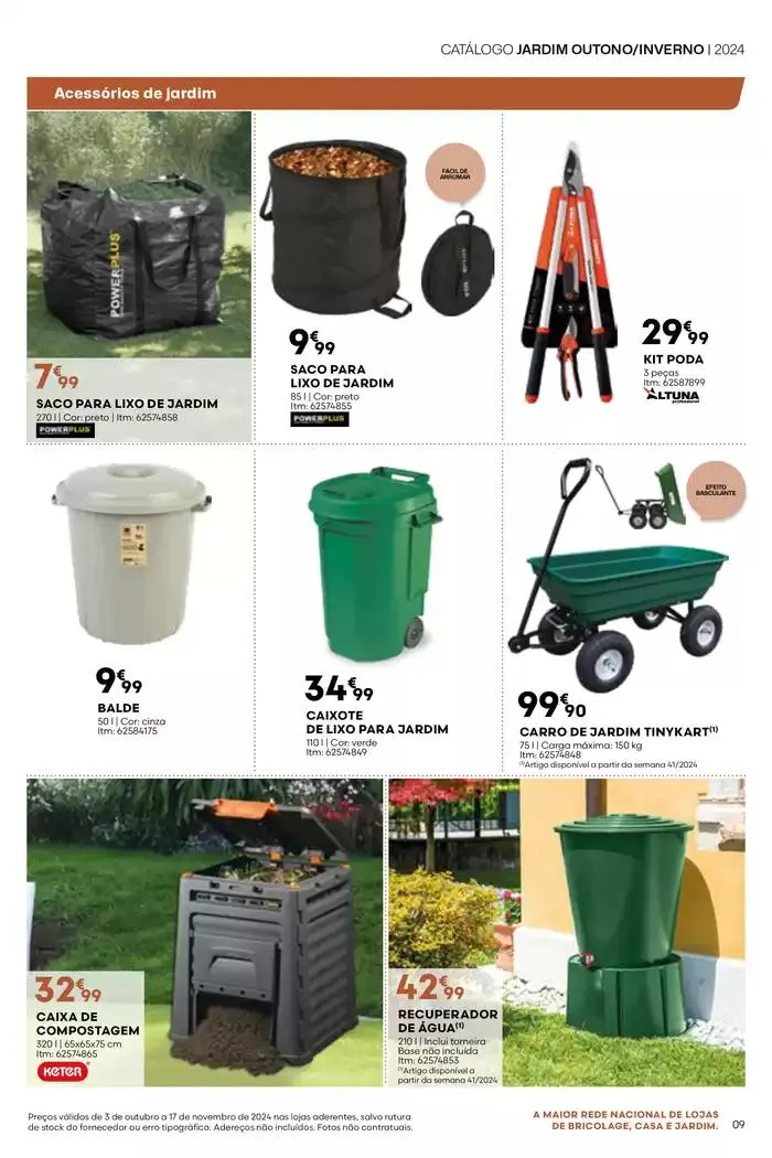 Folheto Folheto Digital - Jardim Outono/Inverno 24p Nacional de 3 de outubro até 17 de novembro 2024 - Pagina 9