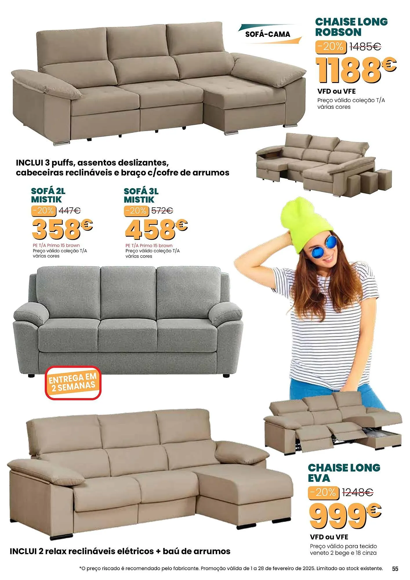 Folheto Folheto Hiper Centro do Móvel de 1 de fevereiro até 28 de fevereiro 2025 - Pagina 55