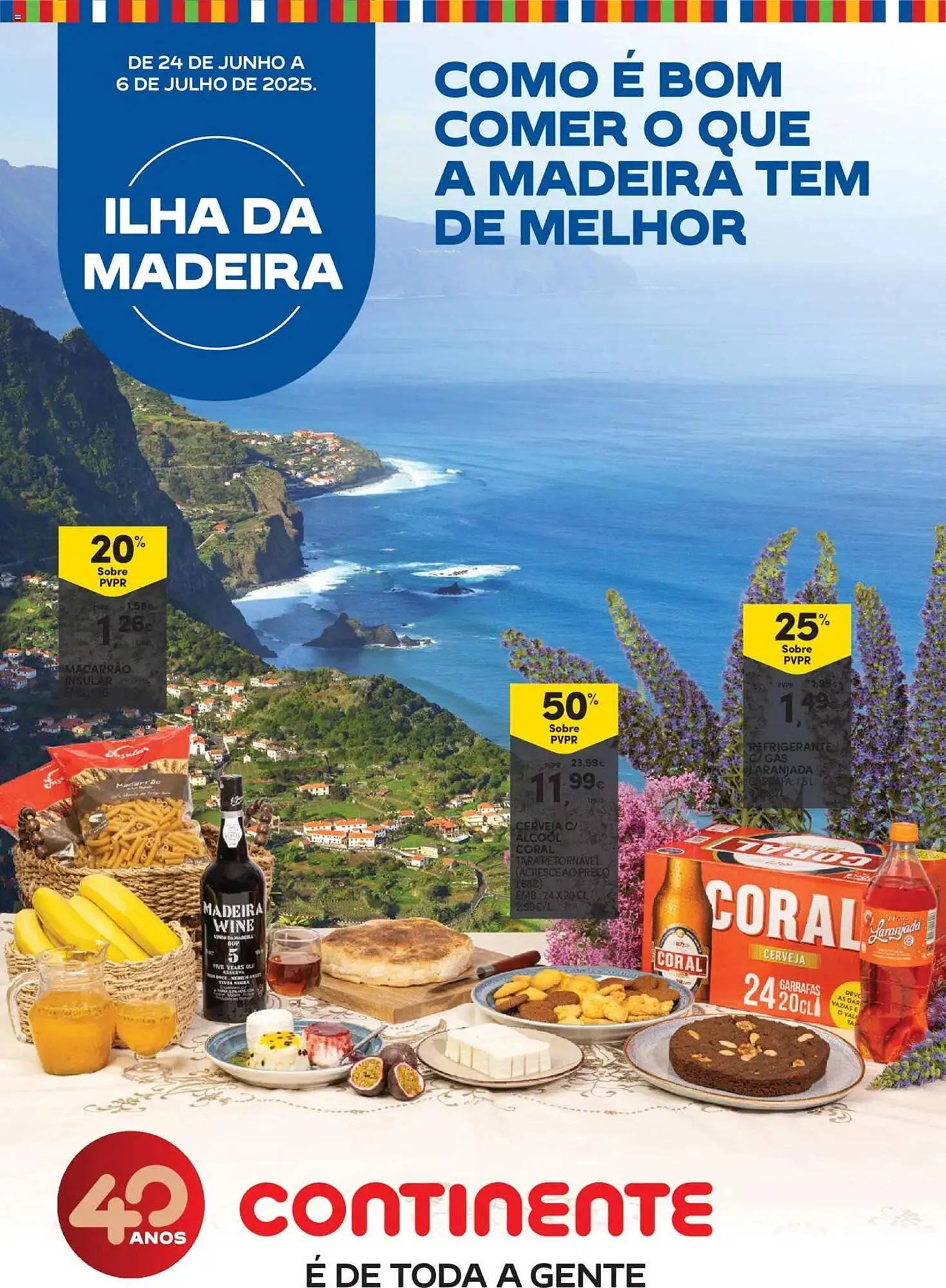 Folheto Folheto Continente de 24 de junho até 7 de julho 2025 - Pagina 1