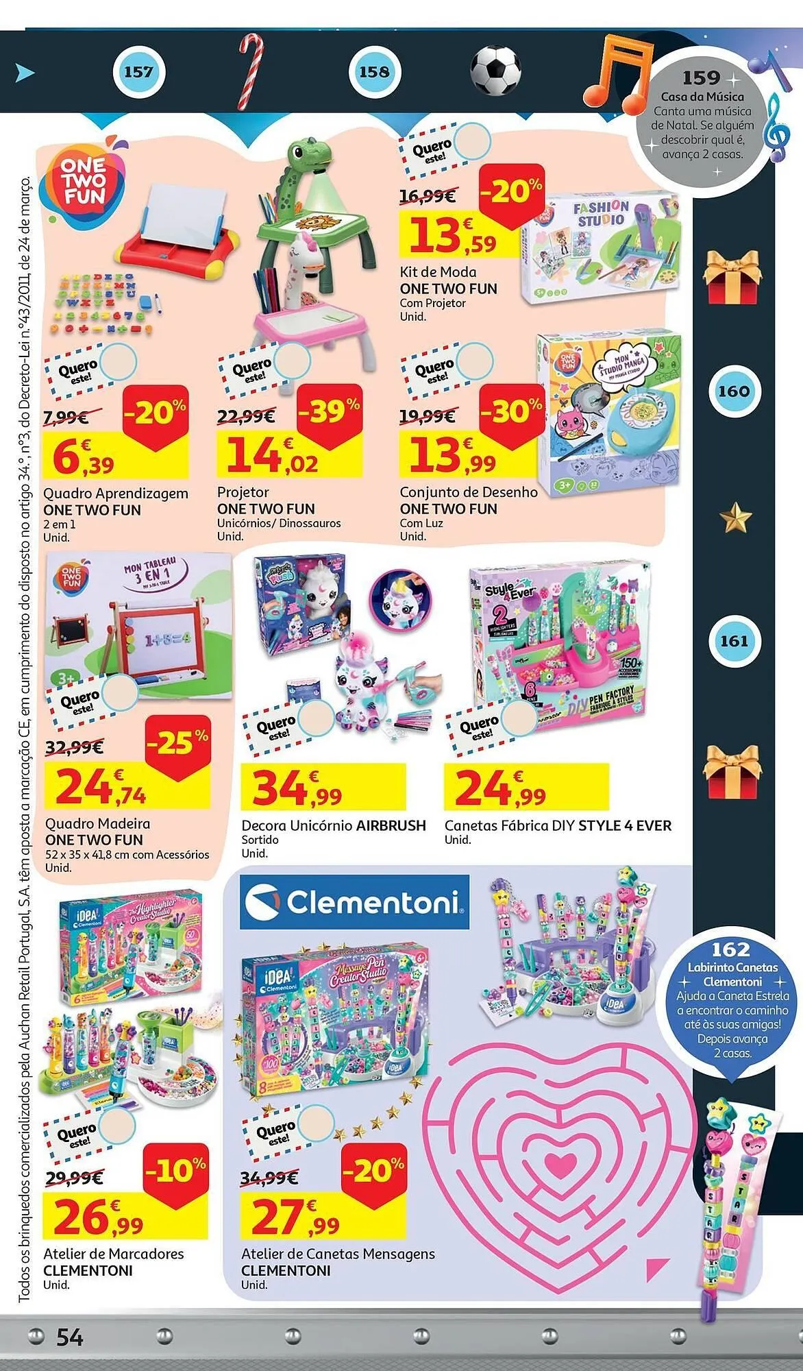 Folheto Folheto Auchan de 5 de novembro até 9 de dezembro 2025 - Pagina 54