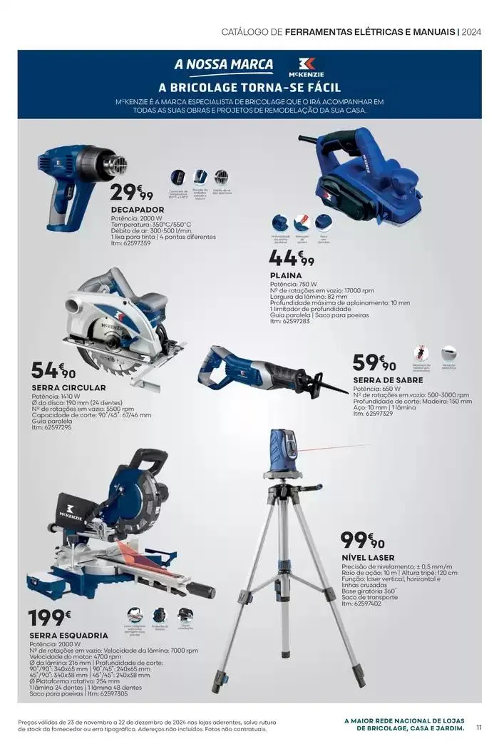 Folheto F#17 Ferramentas Elétricas e Manuais 24p Penafiel de 25 de novembro até 22 de dezembro 2024 - Pagina 11