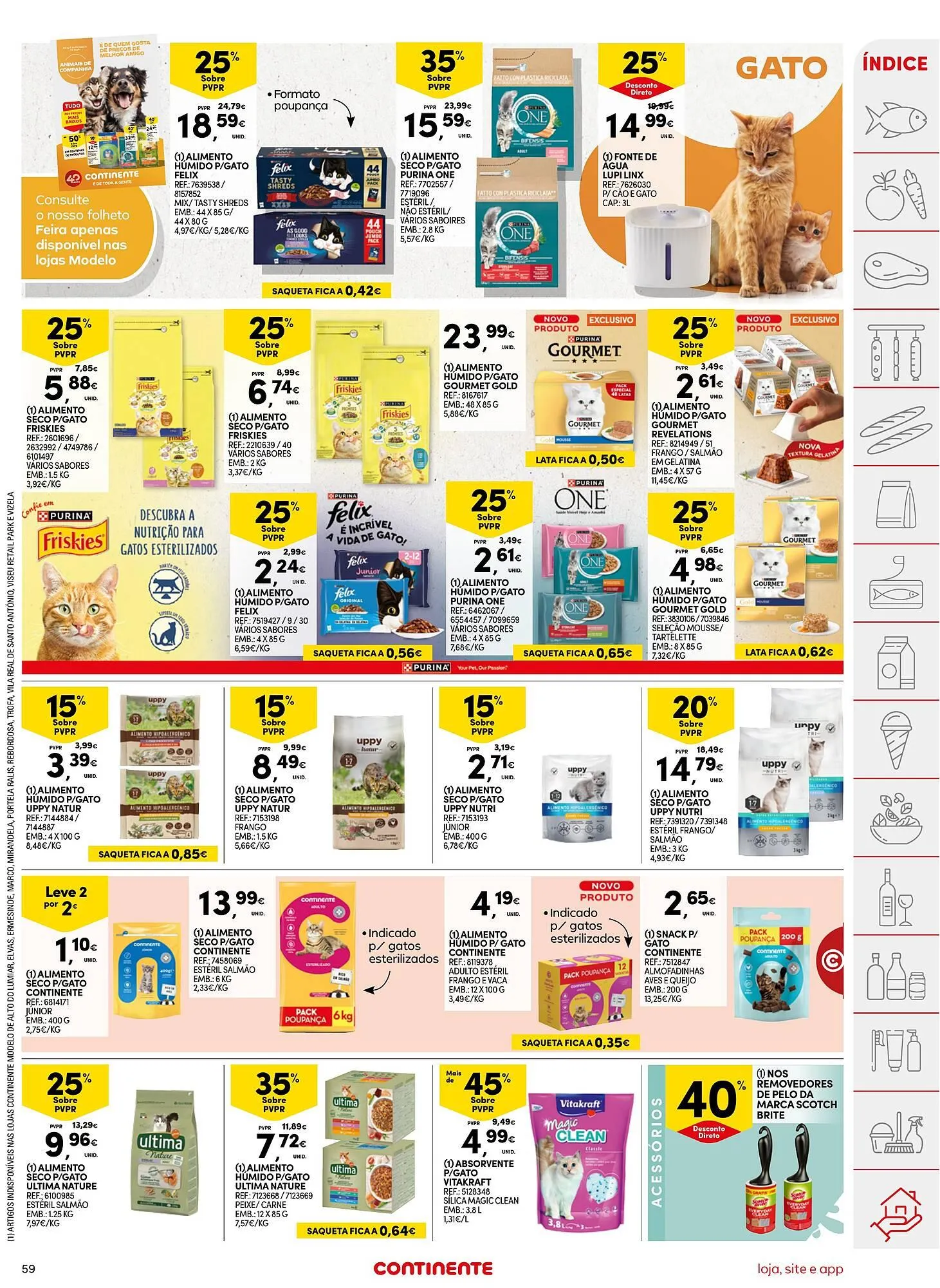 Folheto Folheto Continente de 25 de março até 31 de março 2025 - Pagina 59