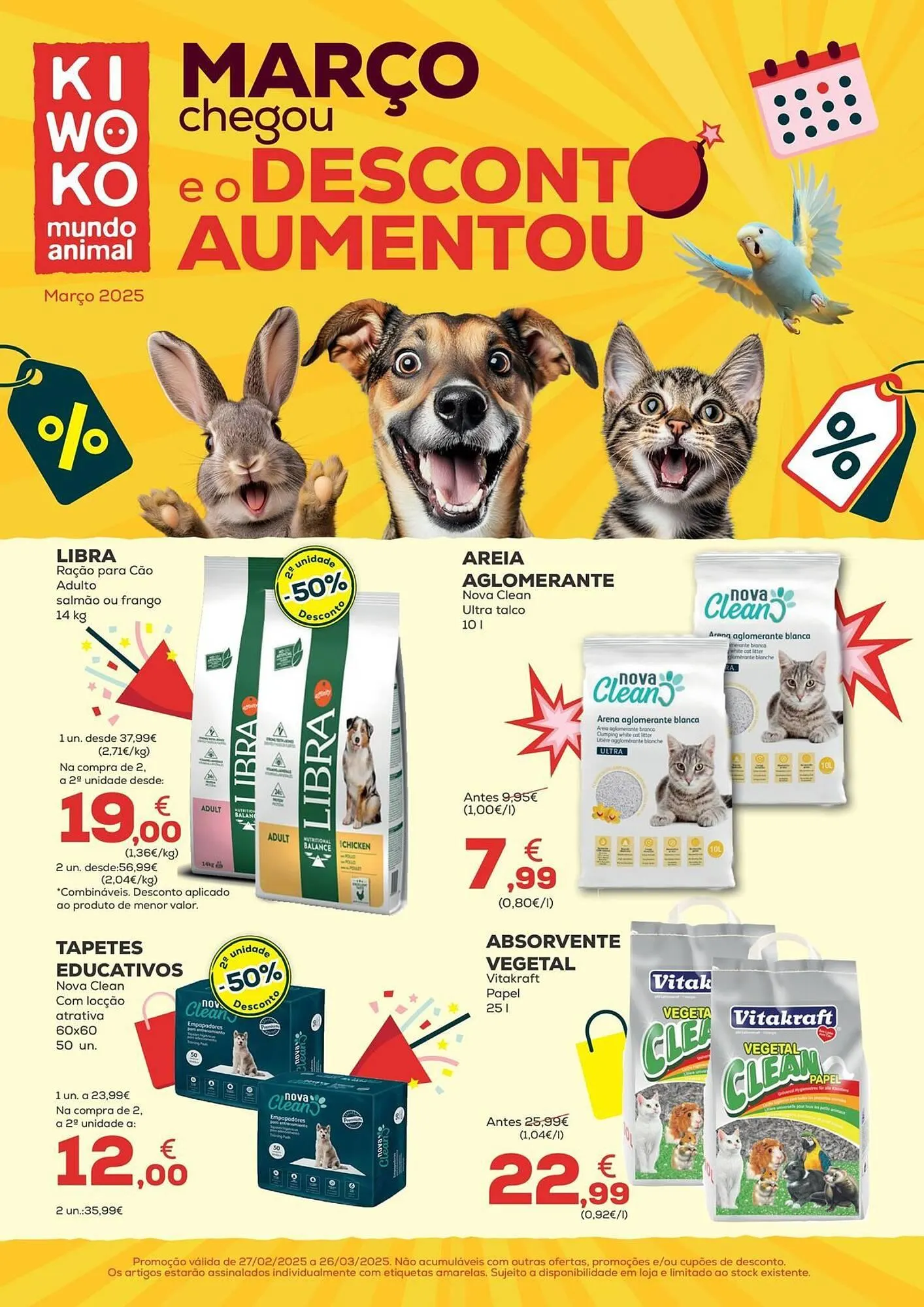 Folheto Folheto Kiwoko de 27 de fevereiro até 26 de março 2025 - Pagina 1
