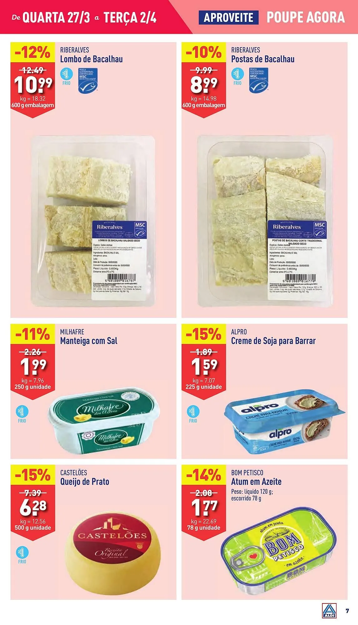 Folheto Folheto ALDI de 27 de março até 2 de abril 2024 - Pagina 7