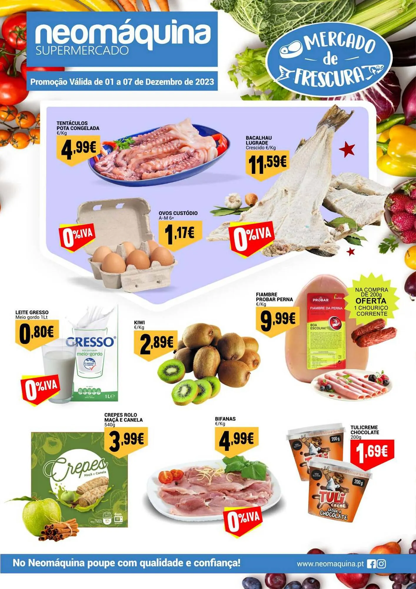 Folheto Folheto Neomáquina de 1 de dezembro até 7 de dezembro 2023 - Pagina 1