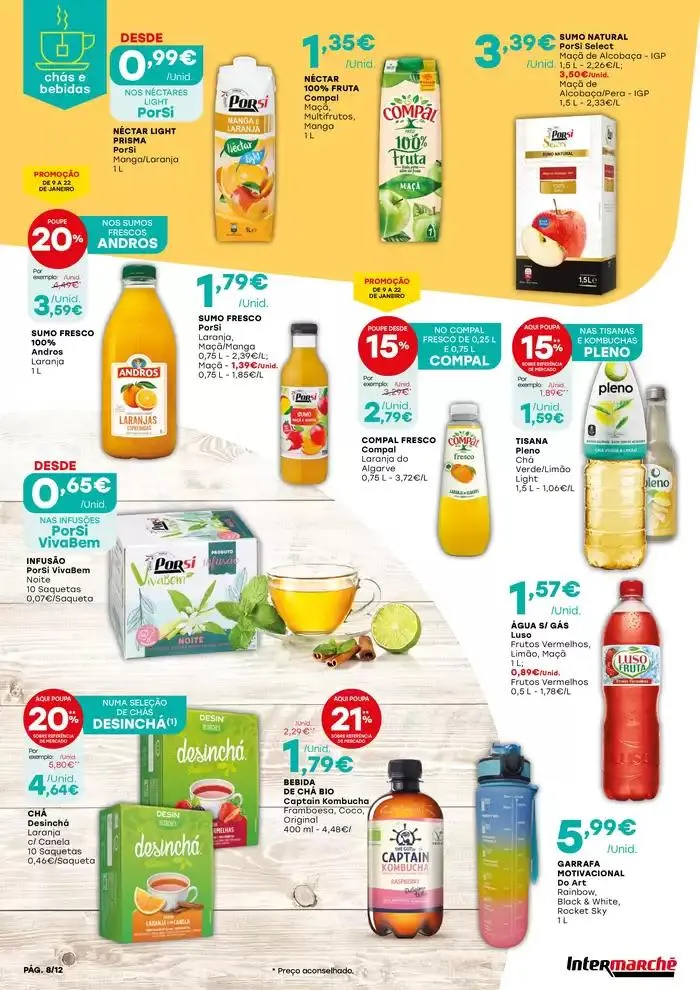 Folheto Um novo ano, uma nova forma de cuidar de si! de 9 de janeiro até 22 de janeiro 2025 - Pagina 8