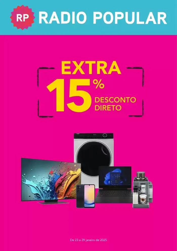 Extra 15% Desconto - 1