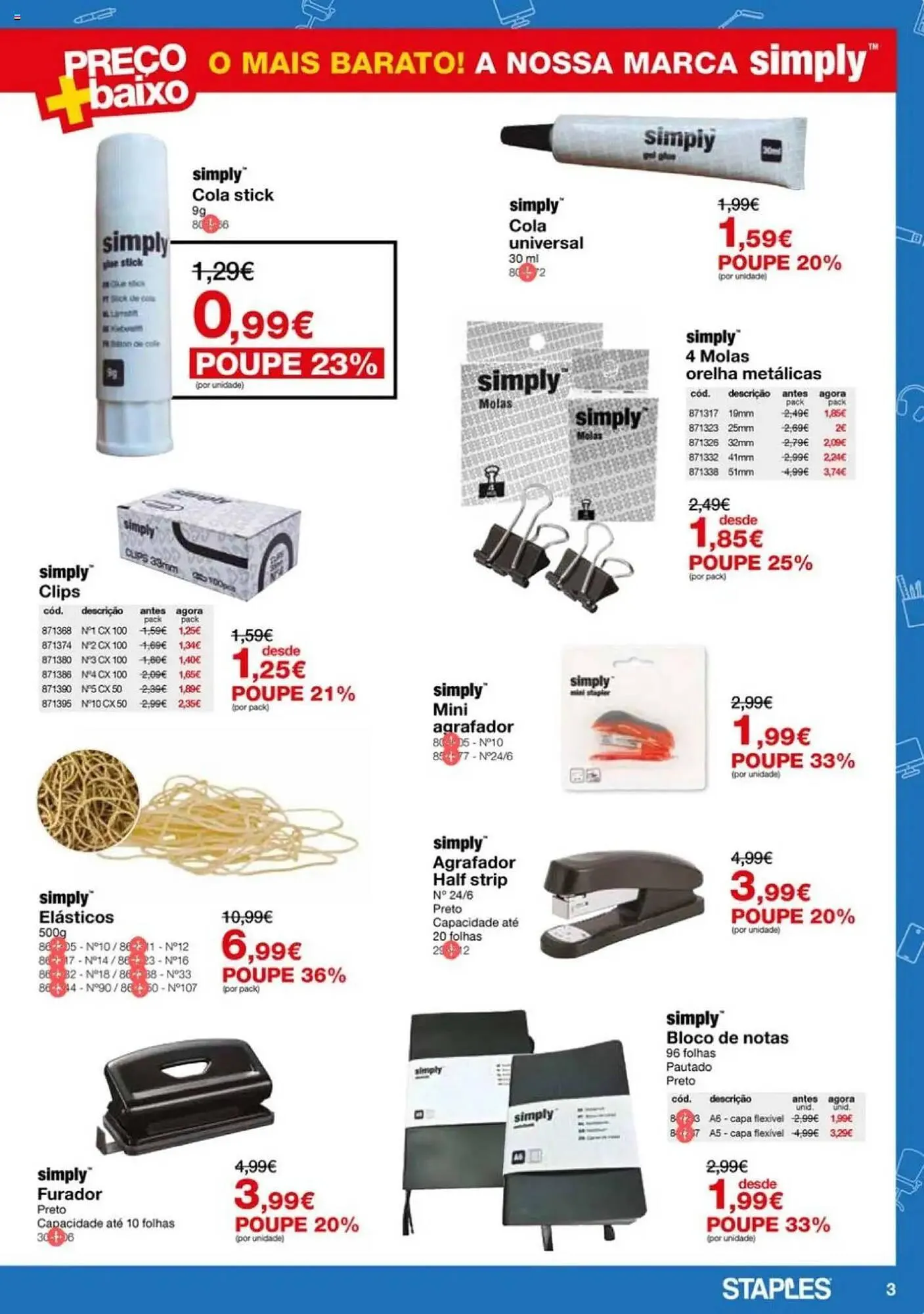 Folheto Folheto Staples de 2 de janeiro até 20 de fevereiro 2025 - Pagina 3