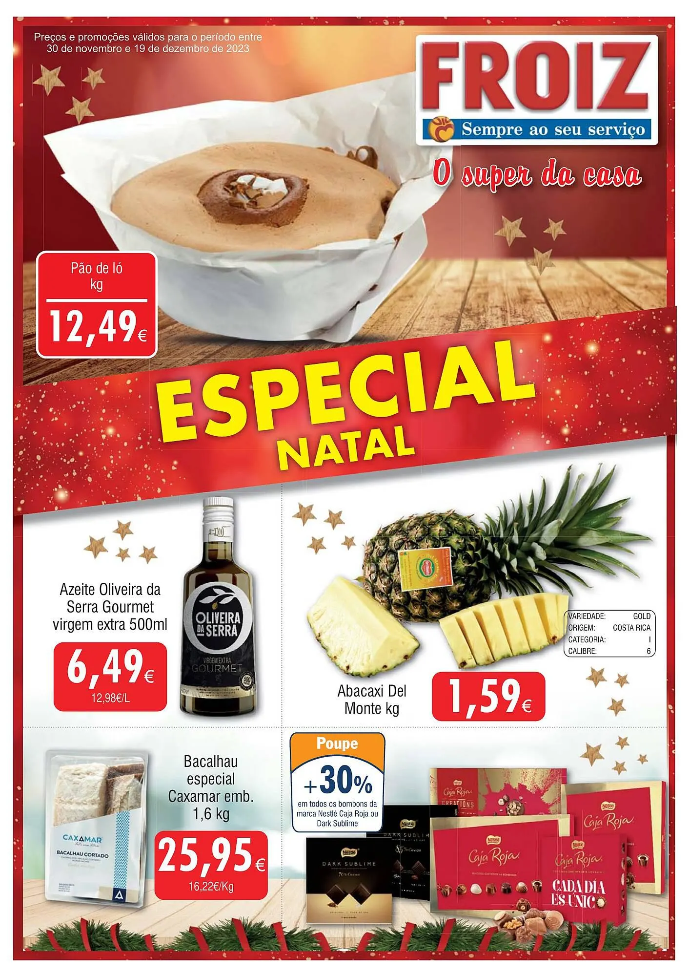 Folheto Folheto Froiz de 30 de novembro até 19 de dezembro 2023 - Pagina 1