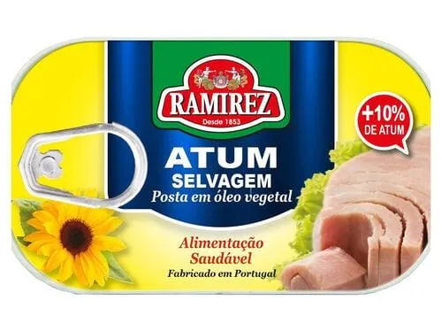 atum em óleo ramirez 120(86)g