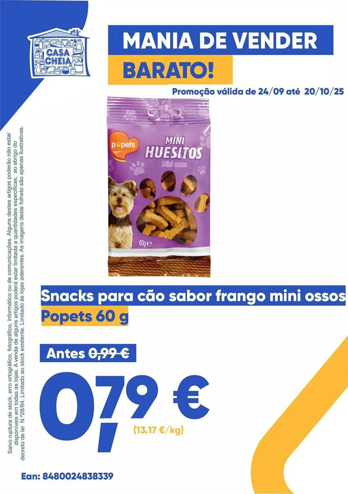 Folheto Folheto Casa Cheia de 25 de setembro até 20 de outubro 2025 - Pagina 1
