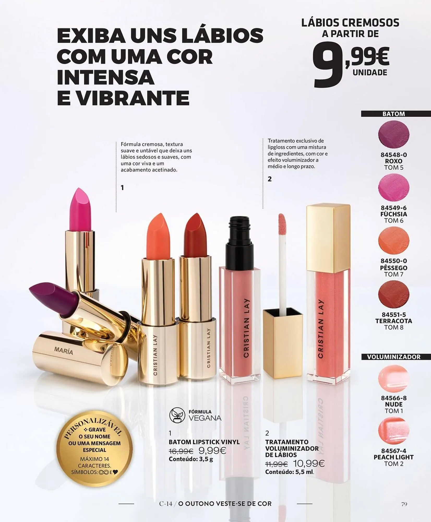 Folheto Catálogo Cristian Lay de 29 de setembro até 19 de outubro 2025 - Pagina 79