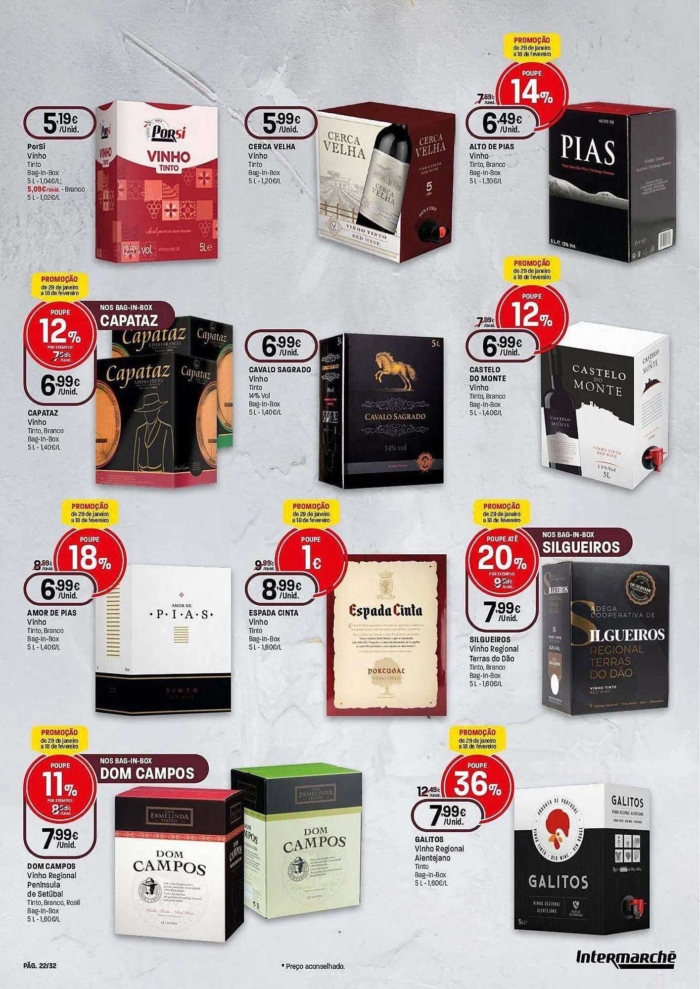 Folheto Folheto Intermarché de 29 de janeiro até 18 de fevereiro 2026 - Pagina 22