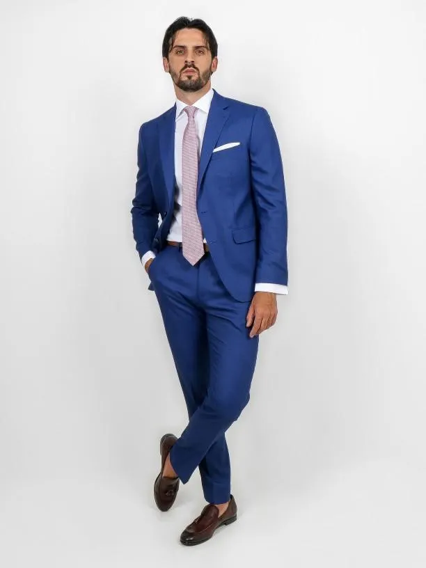 Fato de micro padrão regular fit