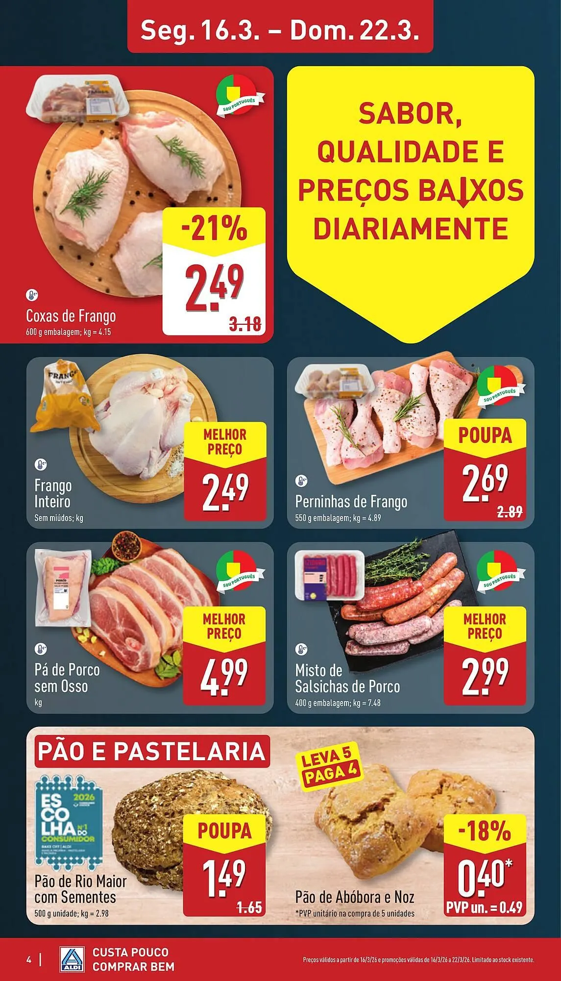Folheto Folheto ALDI de 16 de março até 22 de março 2026 - Pagina 4