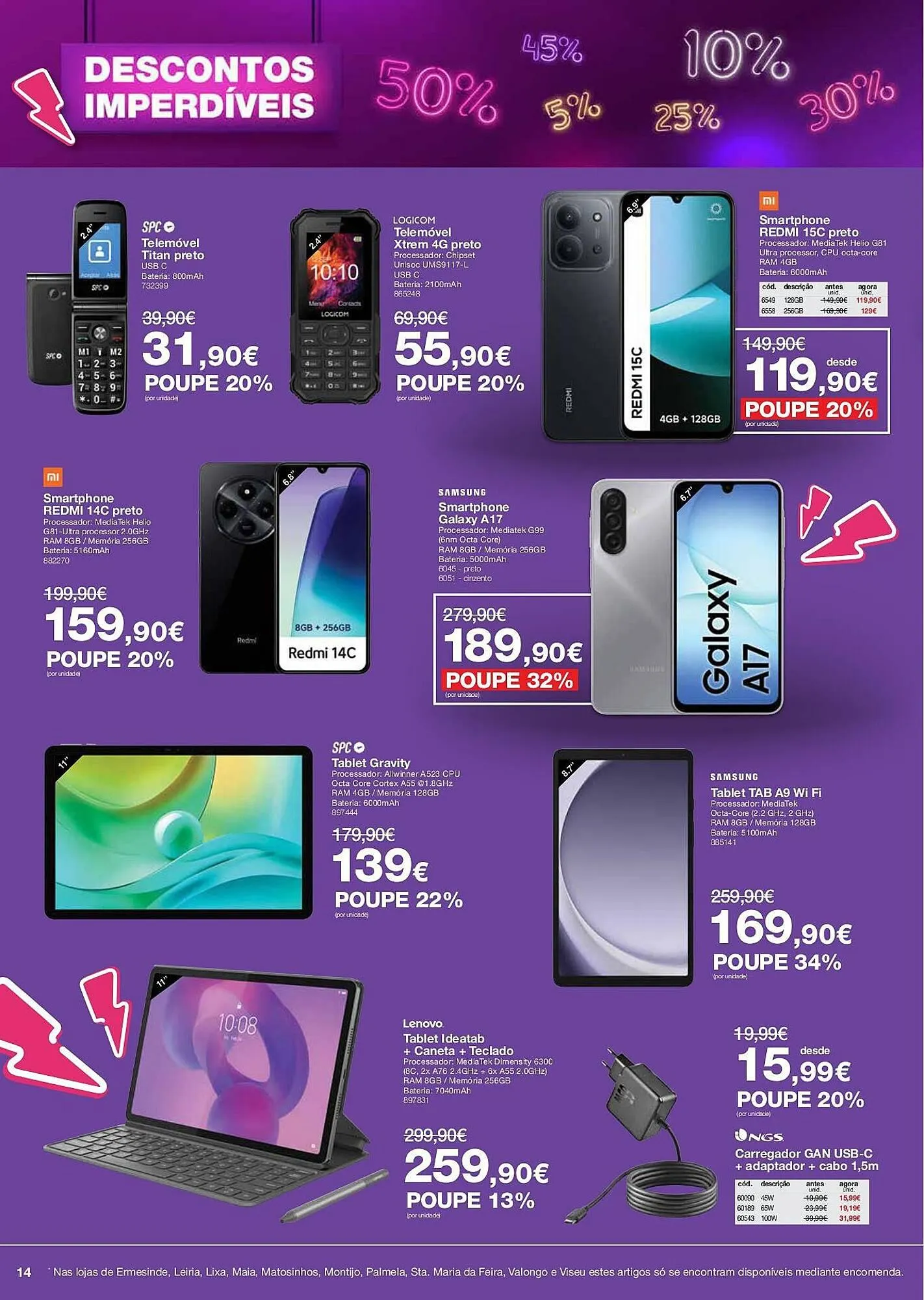 Folheto Folheto Staples de 9 de março até 31 de março 2026 - Pagina 14