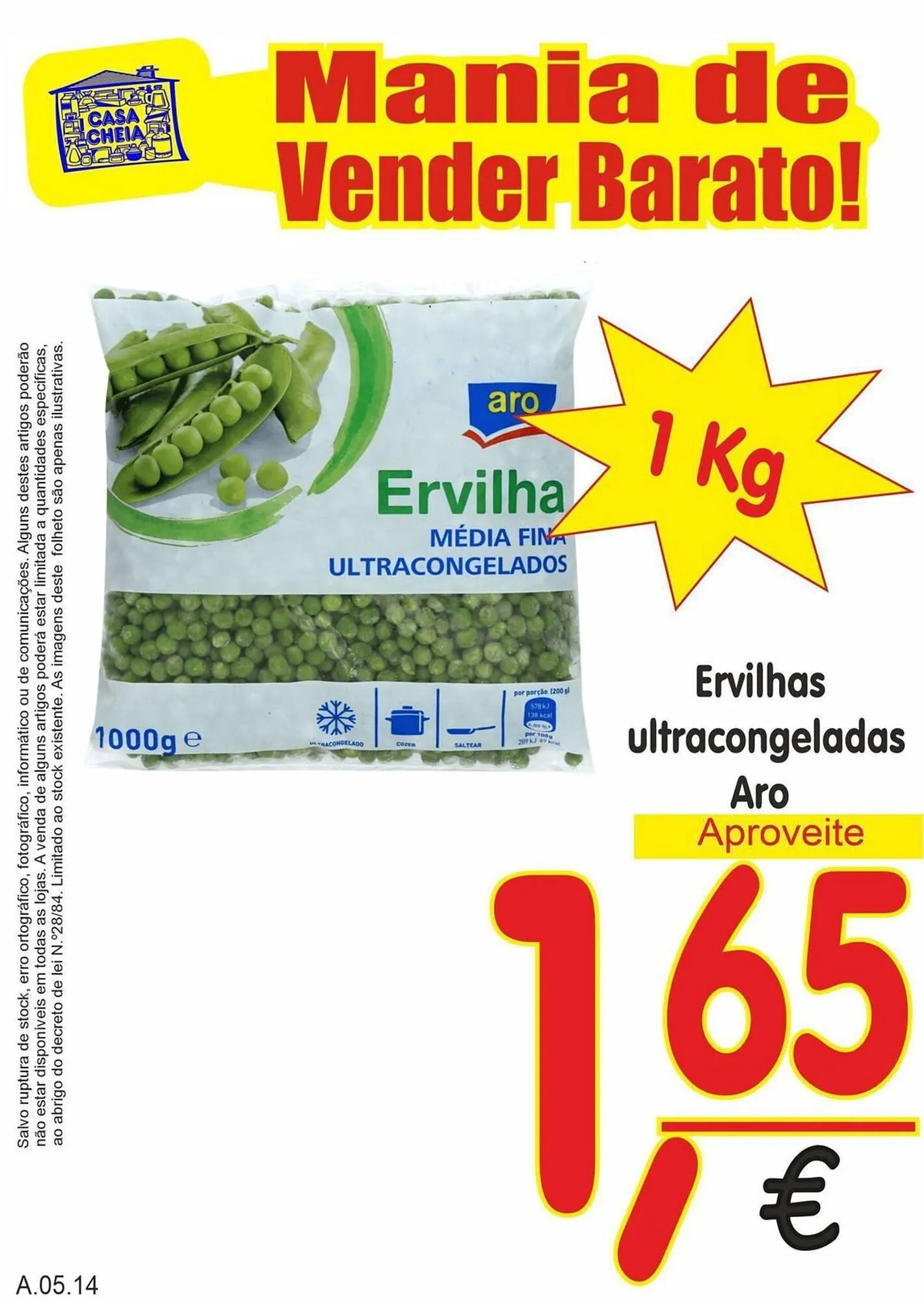 Folheto Folheto Casa Cheia de 9 de maio até 15 de maio 2025 - Pagina 1