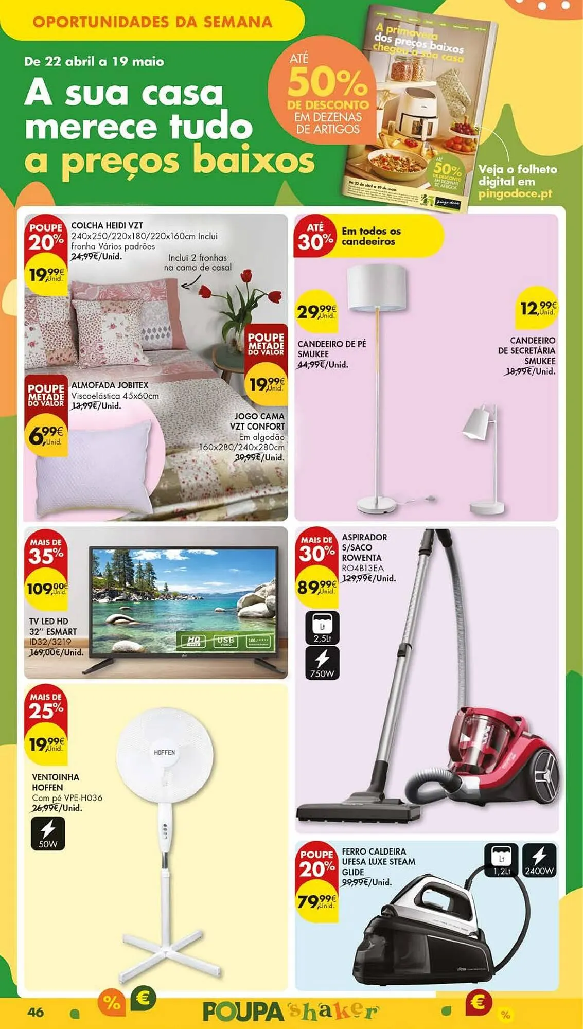 Folheto Folheto Pingo Doce de 6 de maio até 12 de maio 2025 - Pagina 50