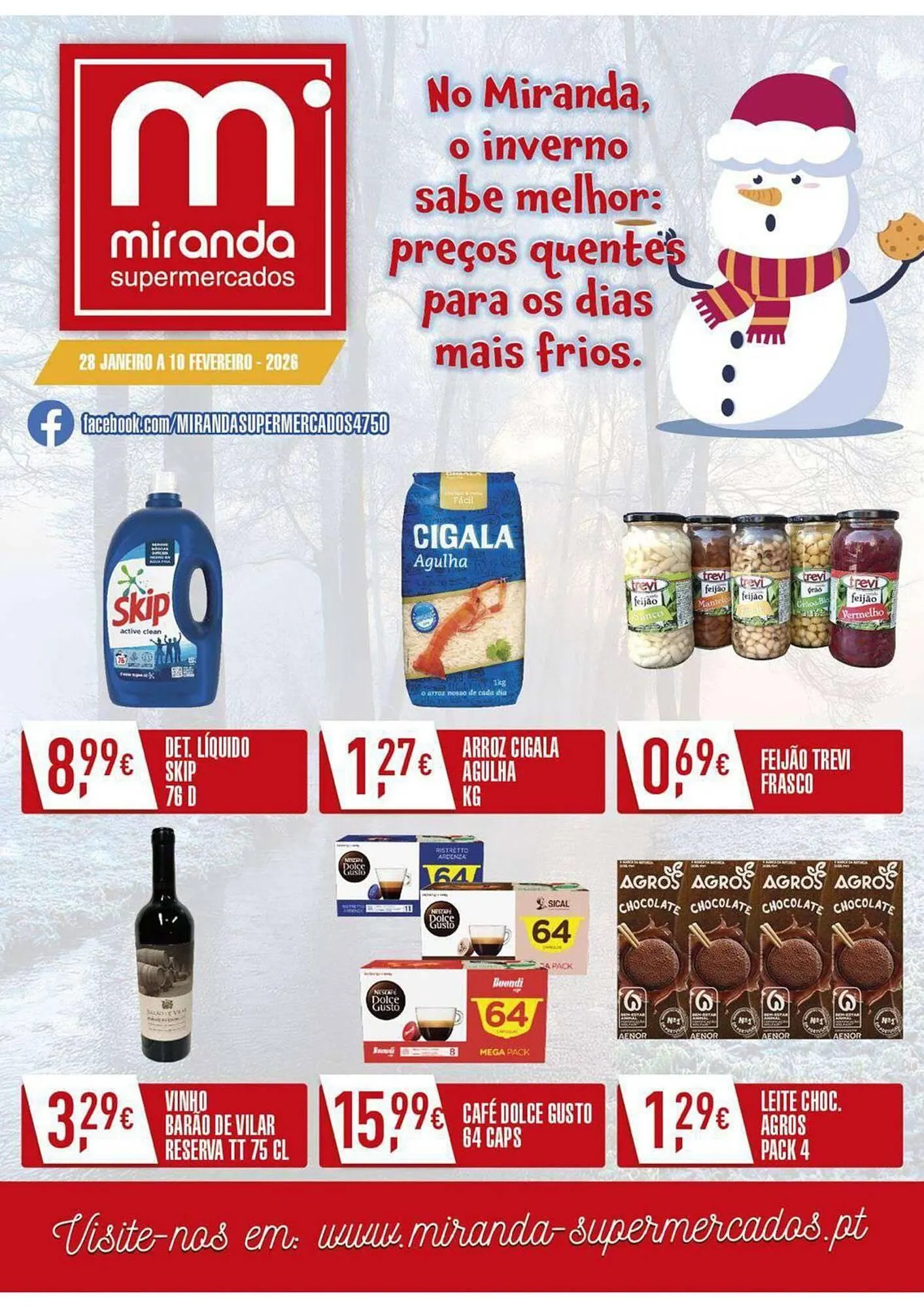 Folheto Folheto Miranda Supermercados de 3 de fevereiro até 10 de fevereiro 2026 - Pagina 1