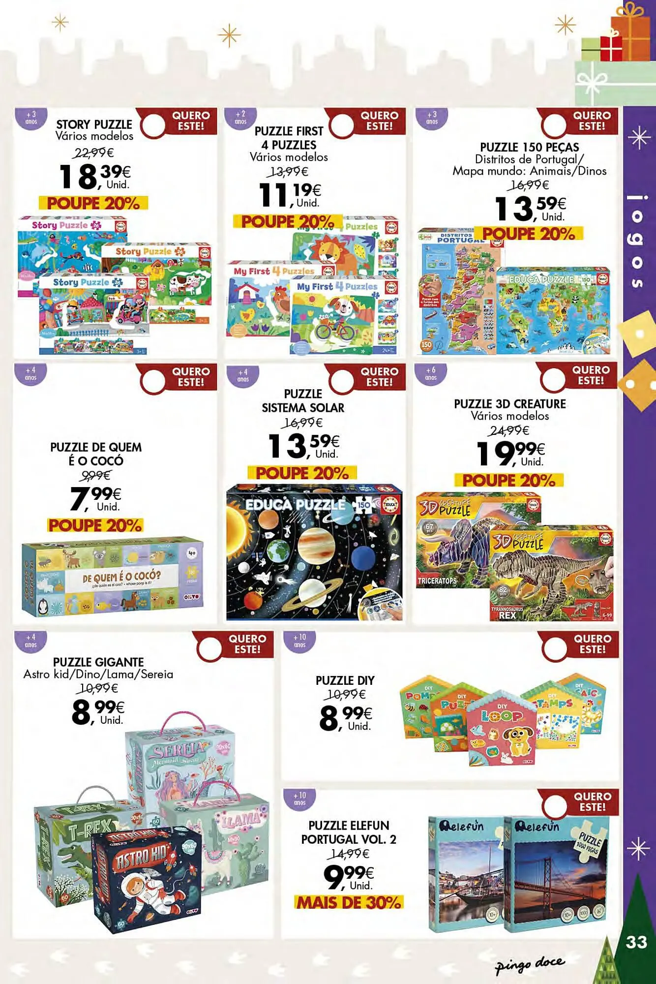 Folheto Folheto Pingo Doce de 16 de novembro até 24 de dezembro 2023 - Pagina 33