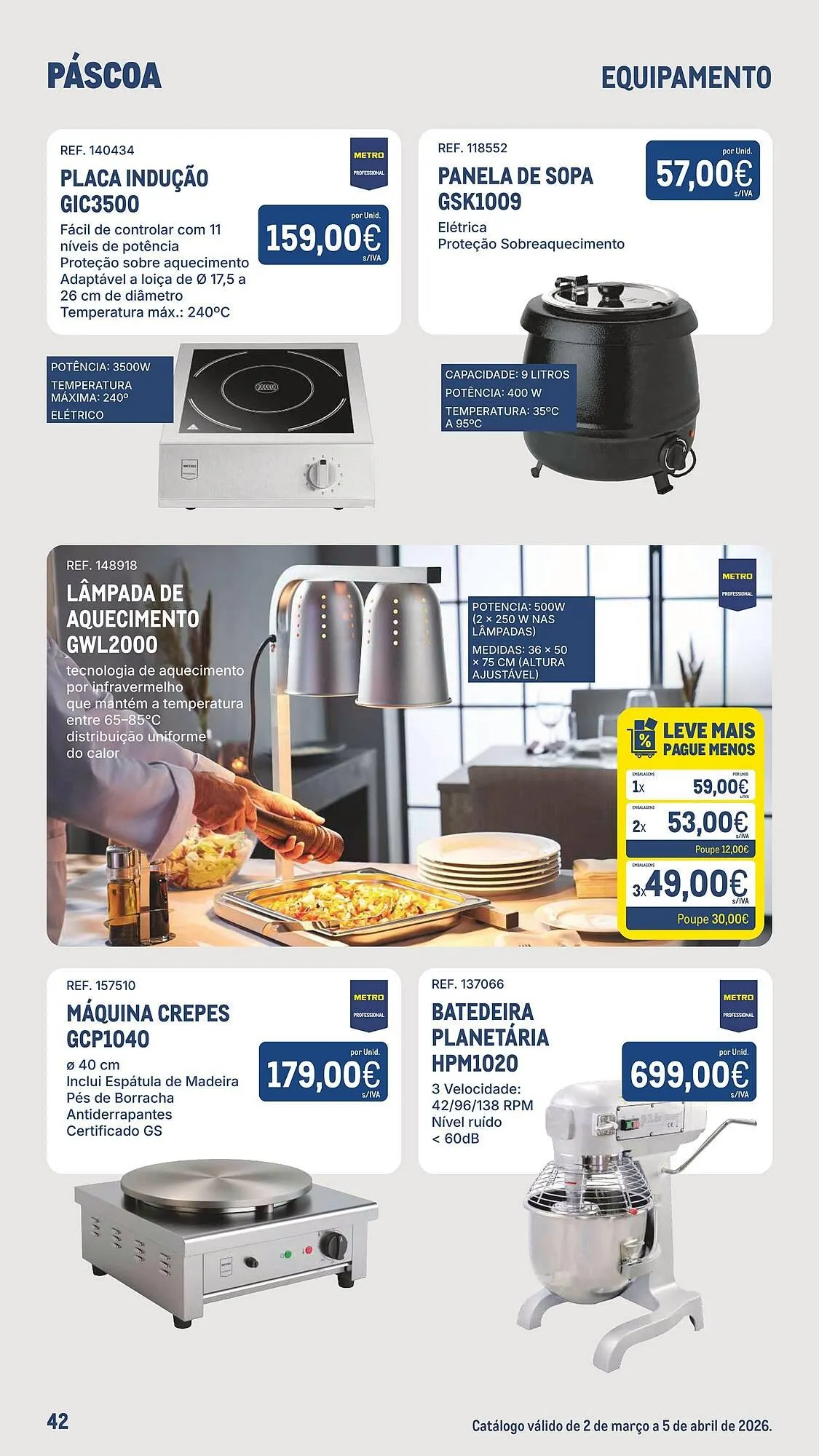 Folheto Catálogo Makro de 2 de março até 5 de abril 2026 - Pagina 42
