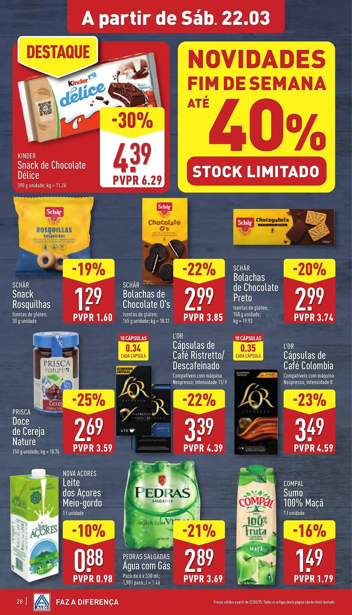 Folheto Folheto ALDI de 19 de março até 25 de março 2025 - Pagina 28