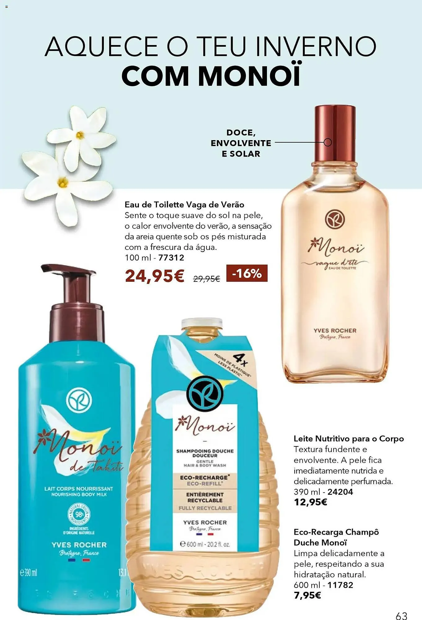 Folheto Catálogo Yves Rocher de 19 de fevereiro até 12 de março 2026 - Pagina 63