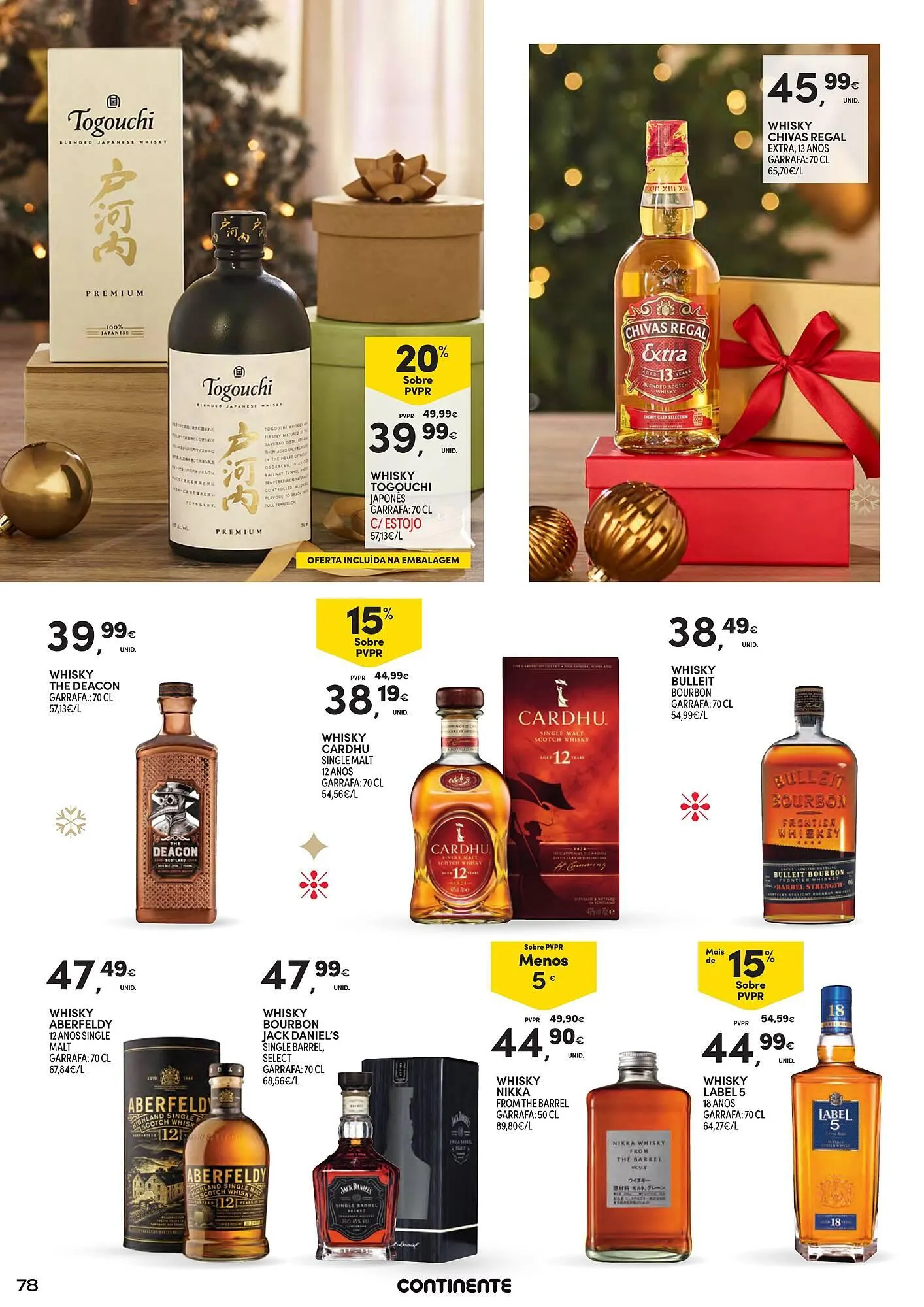 Folheto Folheto Continente de 11 de novembro até 24 de dezembro 2025 - Pagina 78