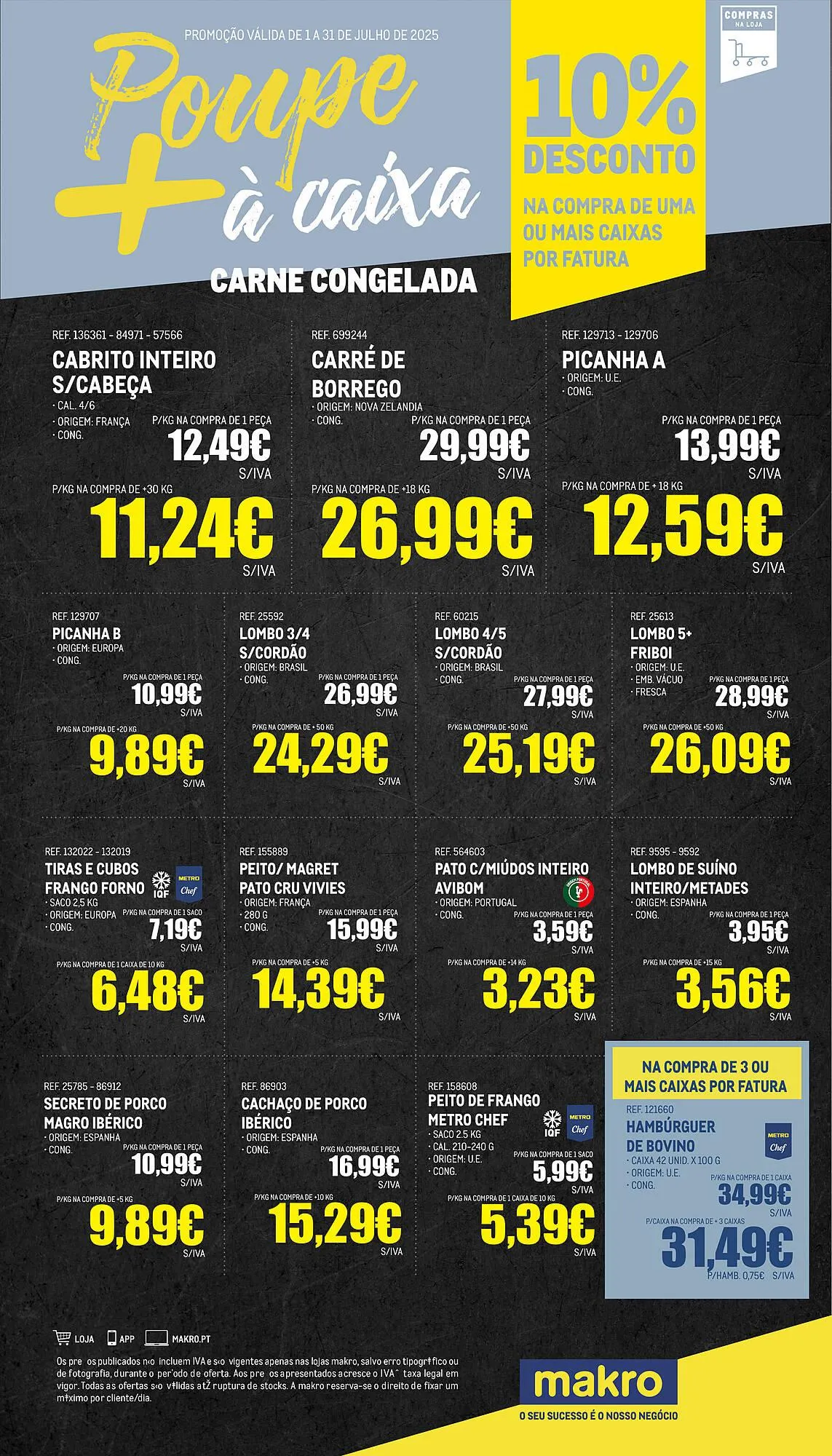 Folheto Folheto Makro de 1 de julho até 31 de julho 2025 - Pagina 1