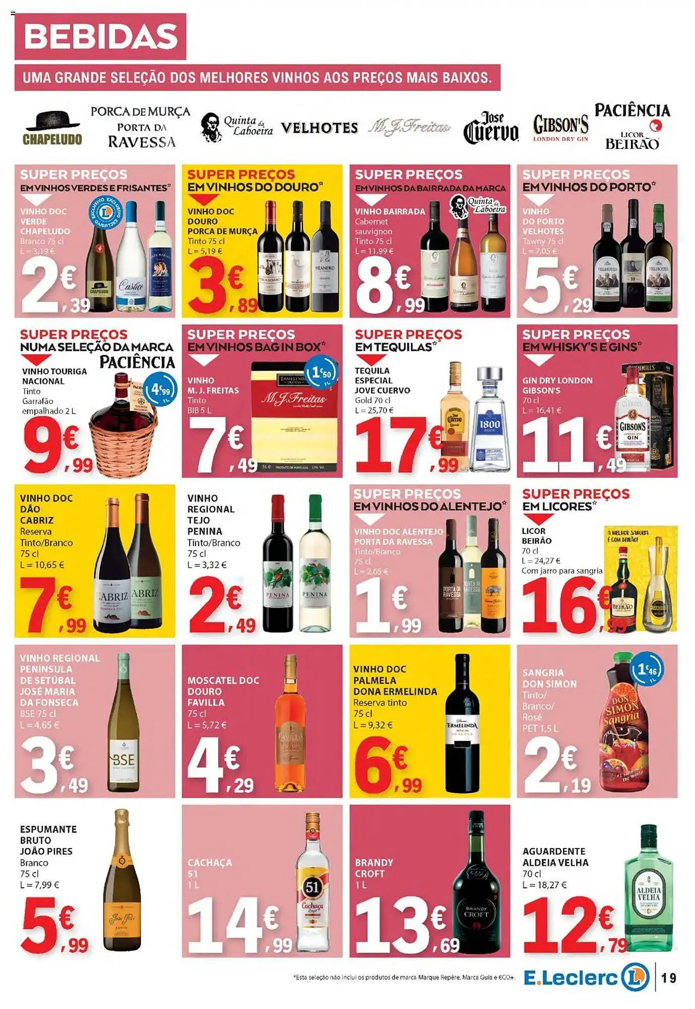 Folheto Folheto E.Leclerc de 10 de abril até 21 de abril 2025 - Pagina 19