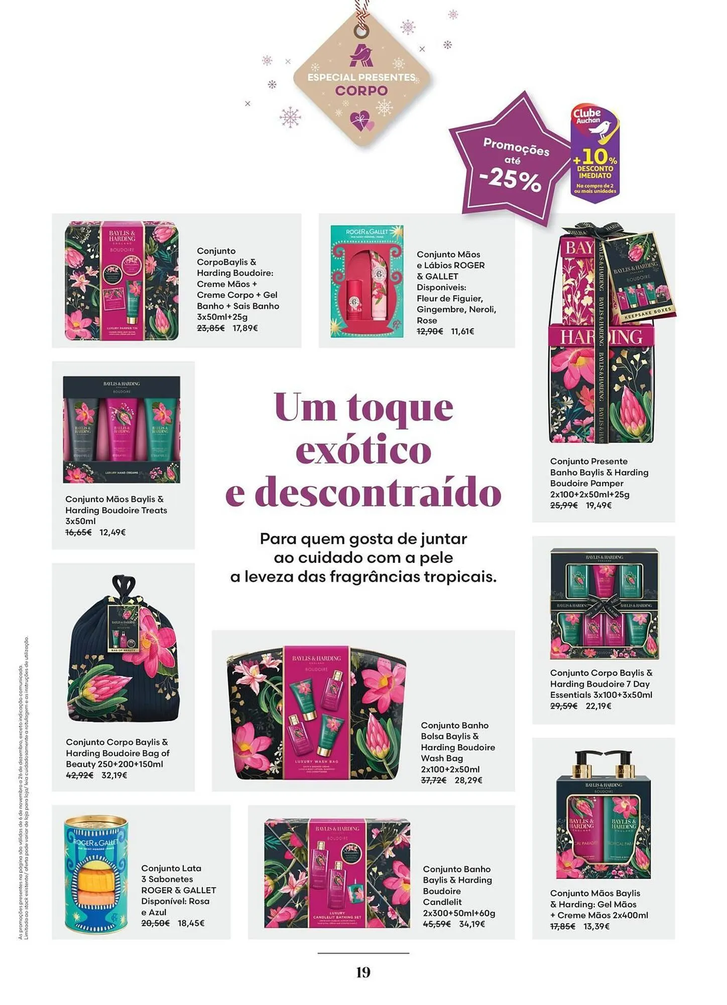 Folheto Folheto Auchan de 6 de novembro até 26 de dezembro 2025 - Pagina 19