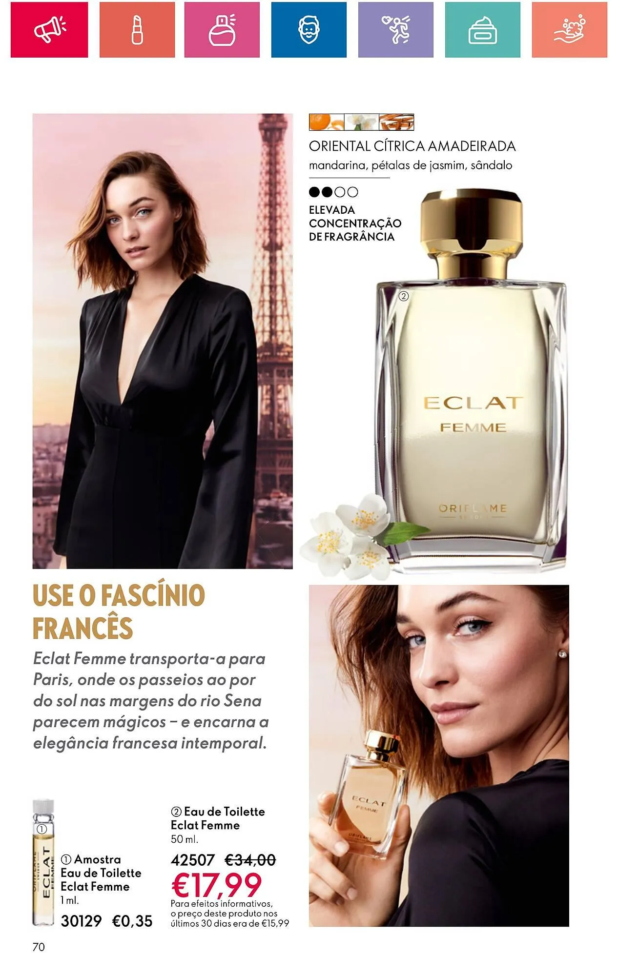 Folheto Folheto Oriflame de 18 de abril até 18 de maio 2024 - Pagina 70