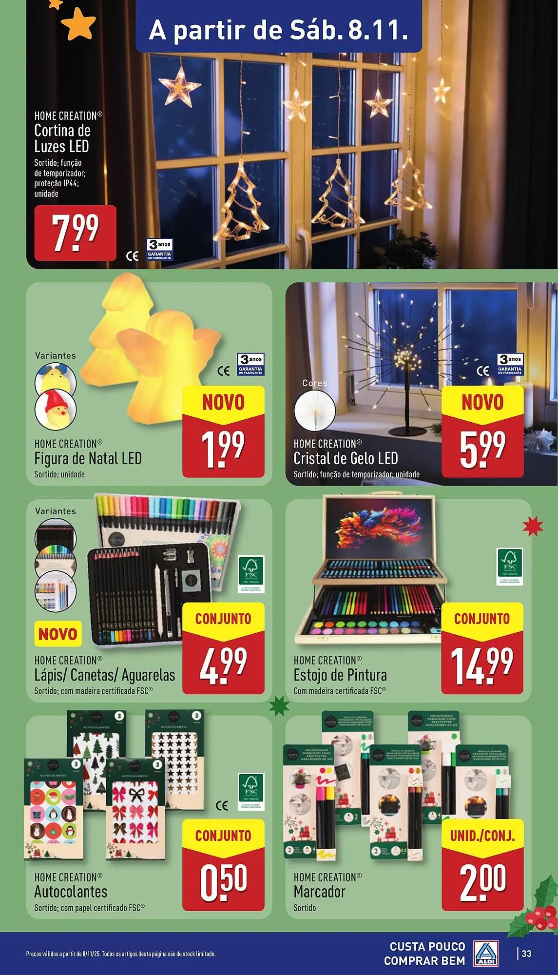 Folheto Folheto ALDI de 3 de novembro até 9 de novembro 2025 - Pagina 33