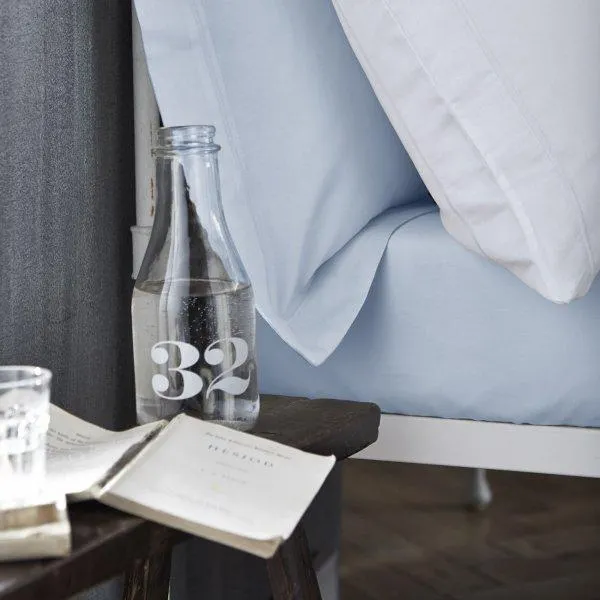 Lençol de Baixo Azul Percale Macio